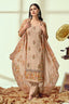 Royal Pashmina Embroidery Lace Work Casual Dress