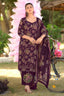 Pure Premium Pashmina Embroidered Digital Print Designer Salwar Suit