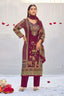 Royal Pashmina Digital Print Embroidered Festive Wear Suit