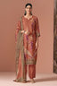 Pure Viscose Organza Digital Print Handwork Salwar Kameez