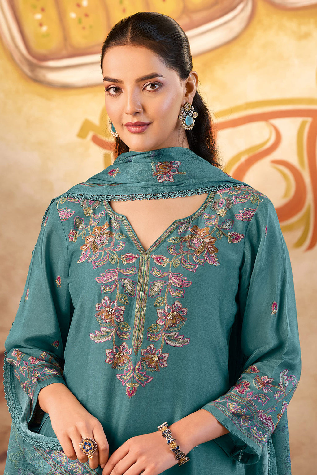 Premium Bemberg Modal Designer Digital Print Salwar Suit
