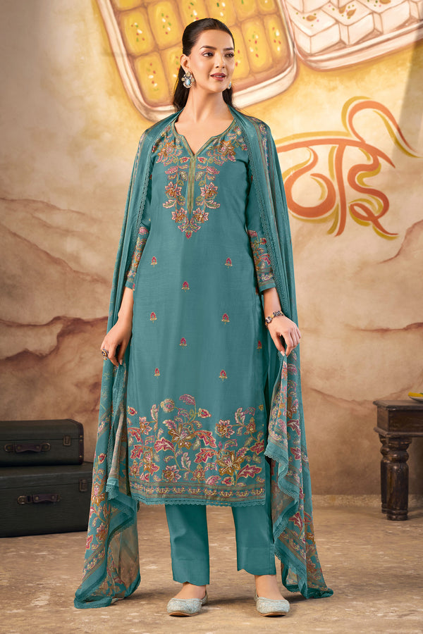 Premium Bemberg Modal Designer Digital Print Salwar Suit
