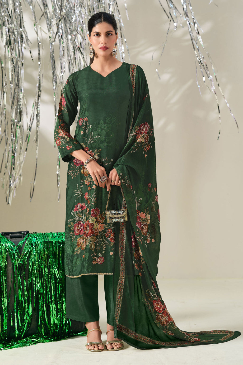 Premium Viscose Modal Digital Print Casual Salwar Kameez