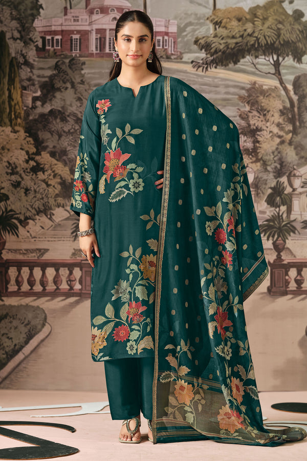 Premium Bemberg Modal Printed Festive Wear Salwar Kameez