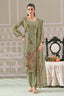Pure Premium Organza Digital Print Handwork Salwar Kameez