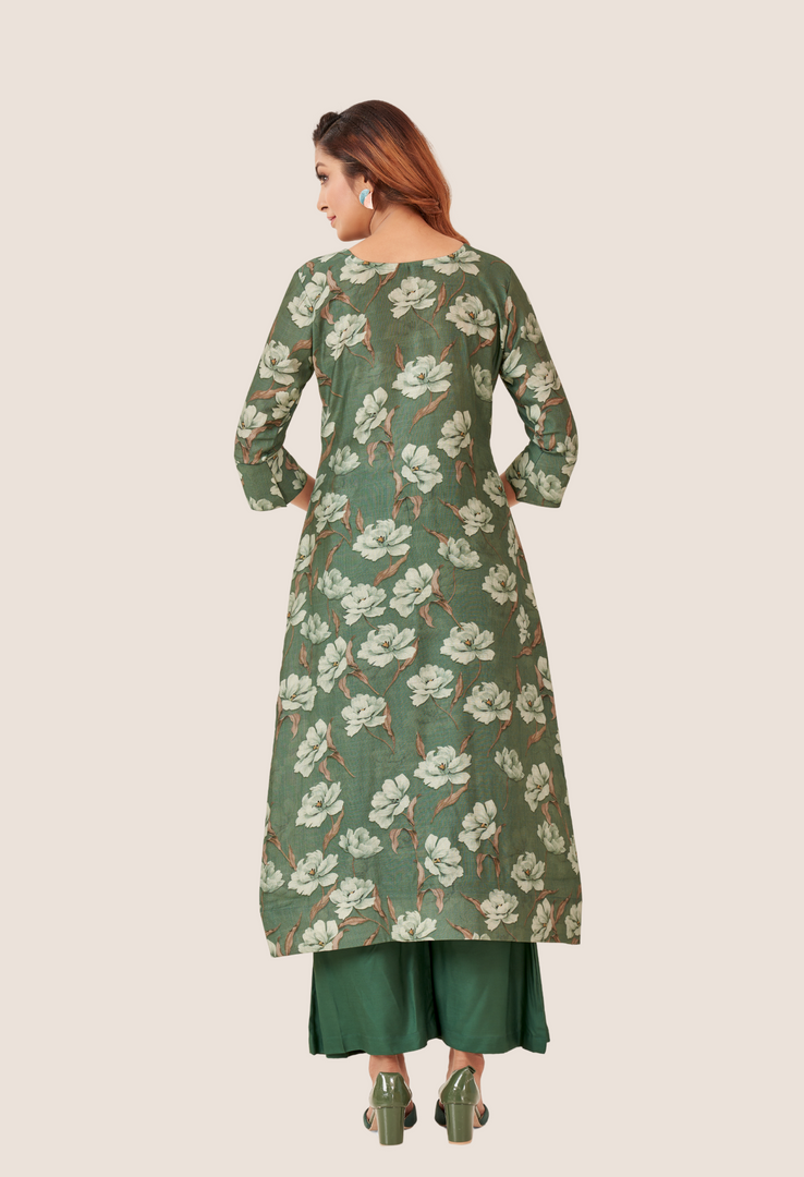 Green brahmastra Co-ord Set