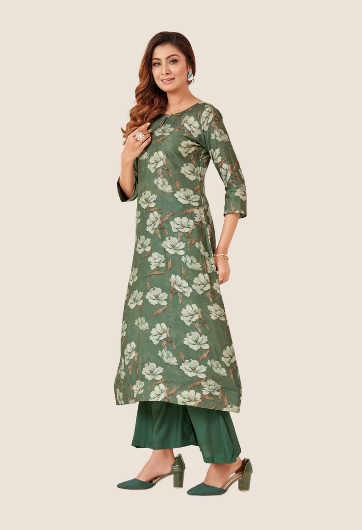 Green brahmastra Co-ord Set