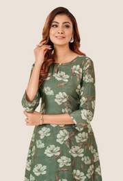 Green brahmastra Co-ord Set