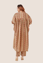 Load image into Gallery viewer, Red modal chanderi Co-ord Set
