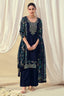 Graceful Pashmina Lace Work Embroidered Salwar Kameez