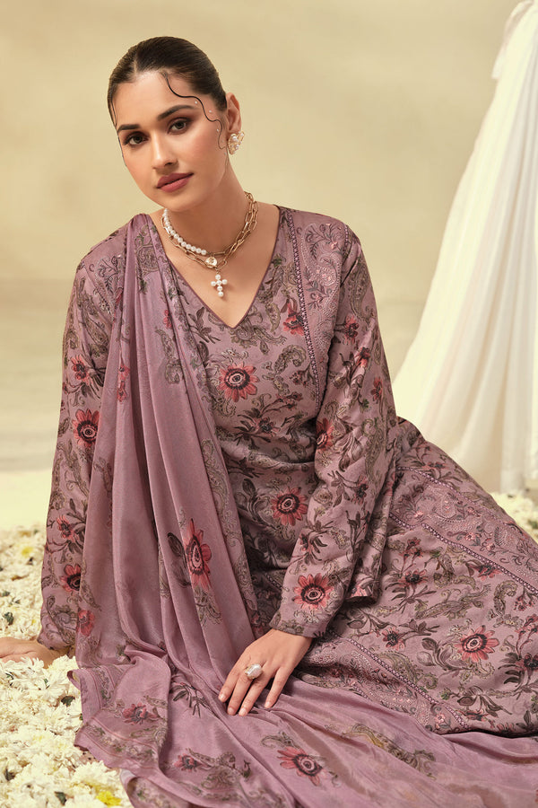 Premium Pashmina Digital Print Festive Wear Salwar Suit
