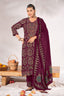 Women's Premium Pashmina Digital Printed Suit Set With Embroidery Work