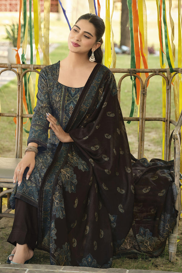 Premium Pashmina Handwork Casual Salwar Suit