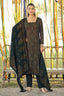 Elegant Pashmina Digital Print Salwar Suit With Printed Shawl