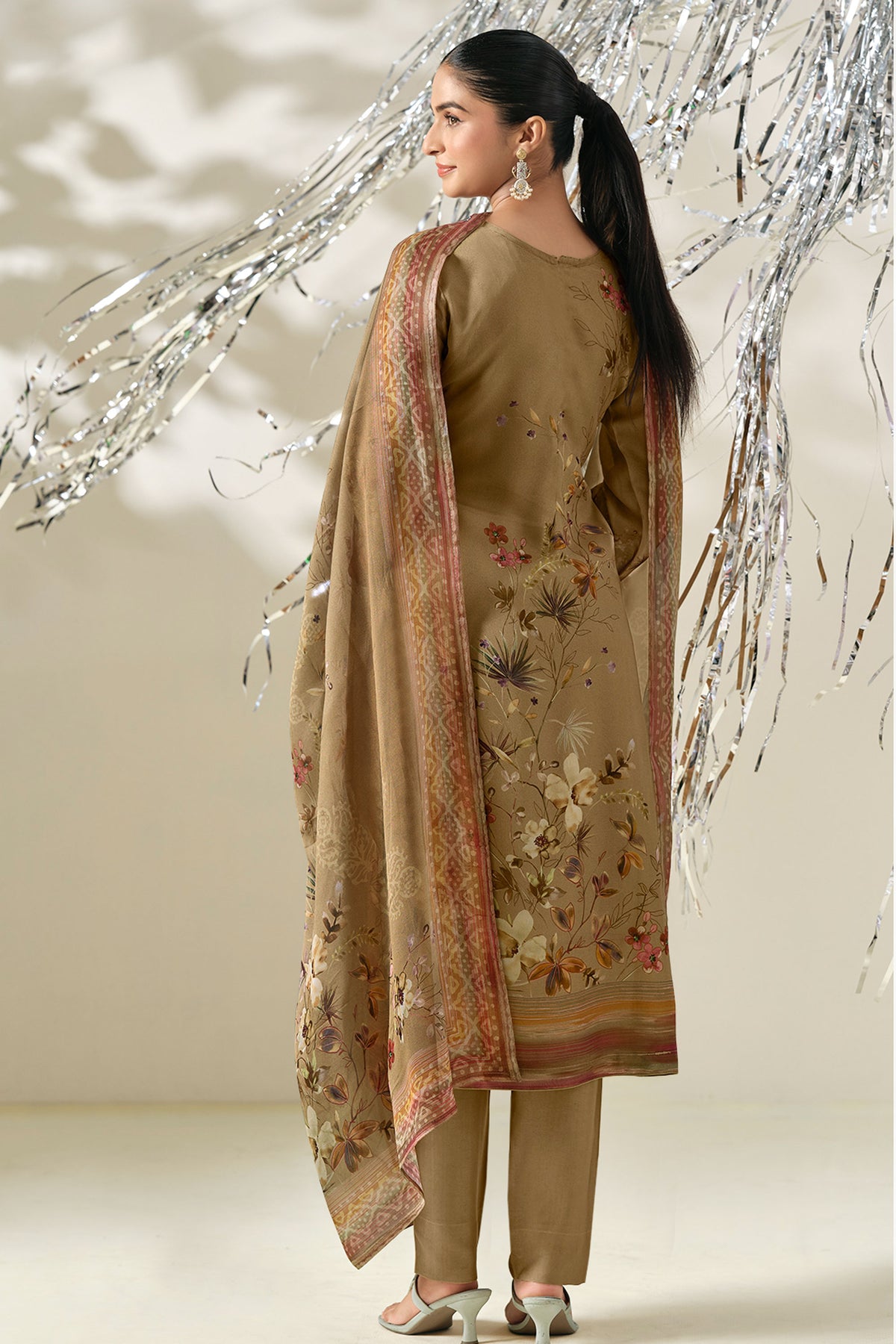 Premium Viscose Organza Digital Print Casual Salwar Kameez