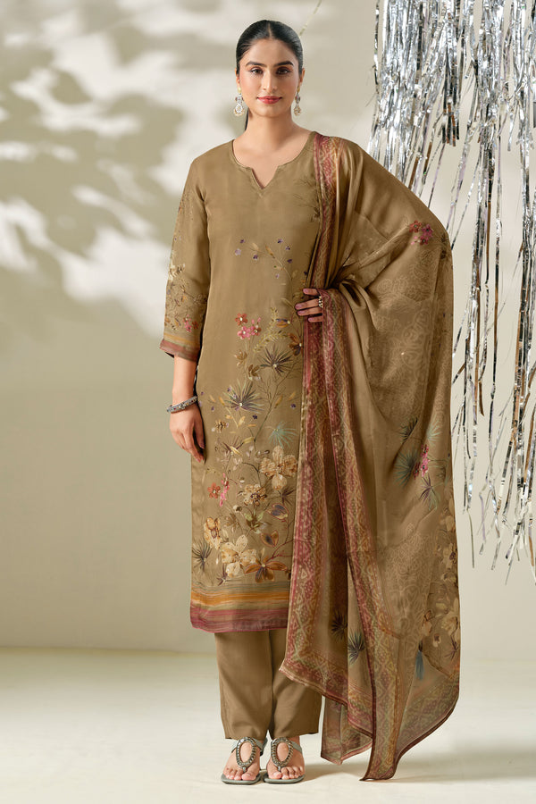 Premium Viscose Organza Digital Print Casual Salwar Kameez