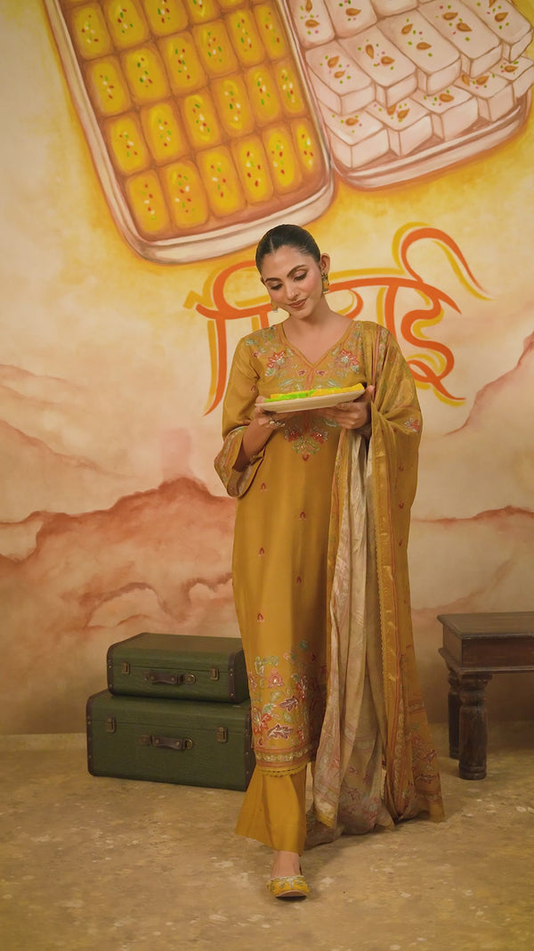 Pure Bemberg Modal Lace Work Digital Print Salwar Kameez
