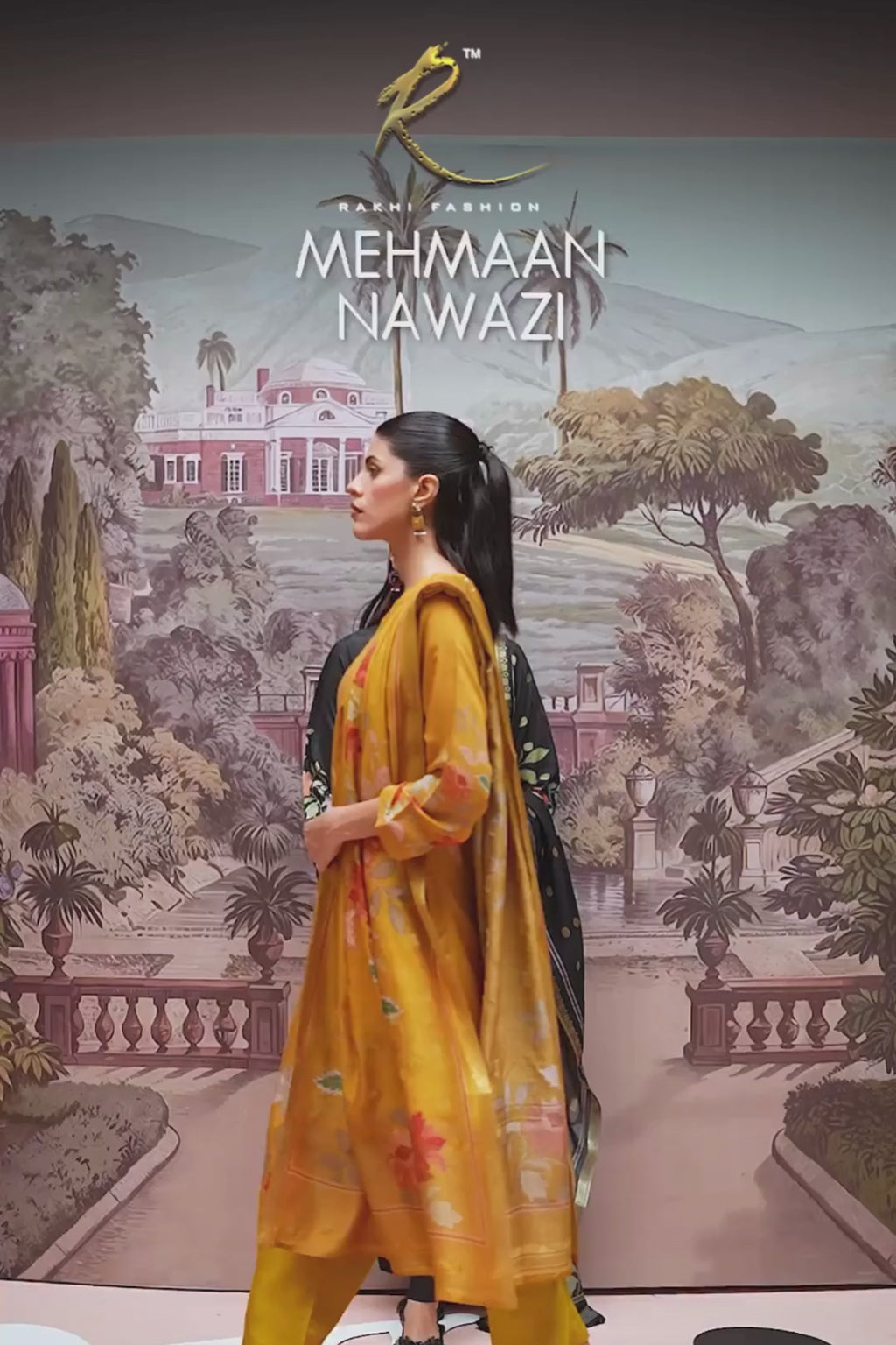 Designer Bemberg Modal Festive Wear Digital Print Salwar Suit