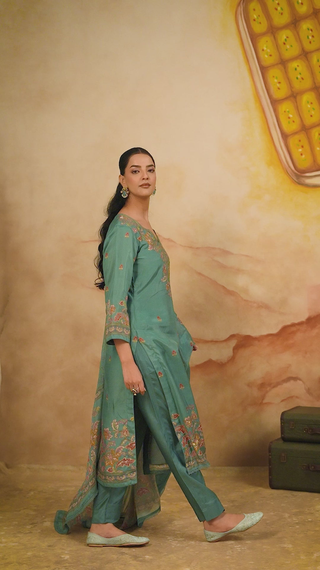 Premium Bemberg Modal Designer Digital Print Salwar Suit